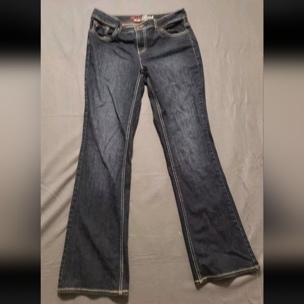 Share Tommy Hilfiger Jeans Women Size 8R Blue Hope Bootcut Preppy Denim